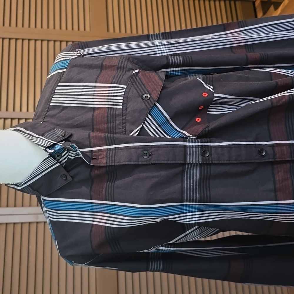 Men's Medium button down,  long sleeve shirt